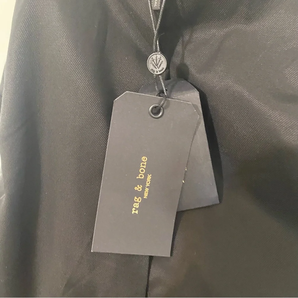 rag & bone Olive Green Velvet Military-Style Blazer - Picture 10 of 12